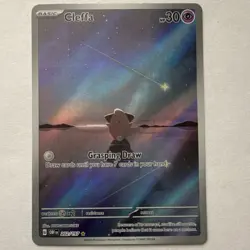 Pokemon TCG Cleffa OBF Basic Holo 202/197 2023 English - Image 3