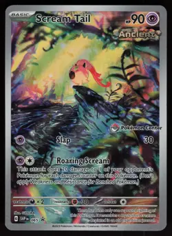 Scream Tail (Pokemon Center Exclusive) 065 SVP Promo Holofoil Pokemon - Image 1