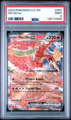 2023 POKEMON CLC-CLASSIC CHARIZARD & HO-OH EX DECK #007 HO-OH EX PSA 9 - Image 1