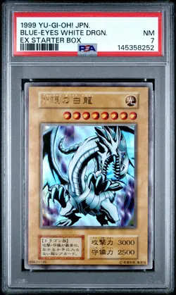 1999 YU-GI-OH! JAPANESE EX STARTER BOX BLUE-EYES WHITE DRAGON PSA 7 - Image 1