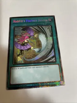 *** HARPIE'S FEATHER DUSTER *** ALTERNATE ART STARLIGHT RARE MP25-EN016 YUGIOH! - Image 1