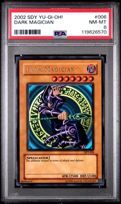 PSA 8 Dark Magician SDY-006 YuGiOh Starter Deck: Yugi - Image 1