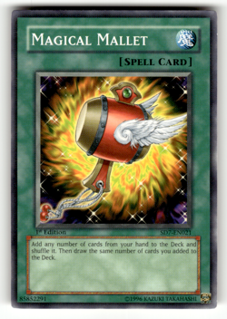 Magical Mallet SD7-EN021 1st Edition Common Structure Deck: Invincible Fortress - Image 1