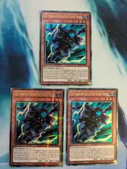 YuGiOh! The Phantom Knights of Silent Boots MP24-EN039 x 3 PLAYSET 1st Quarter - Image 1