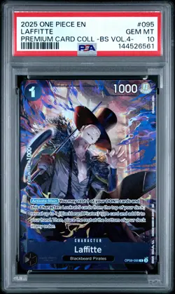 2025 ONE PIECE PREMIUM COLLECTION BEST SELECTION VOL.4 #095 LAFFITTE PSA 10 - Image 1
