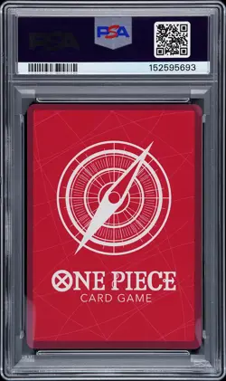 2022 ONE PIECE OP01-ROMANCE DAWN ALTERNATE ART-ERRATA MONKEY D. LUFFY PSA 10 - Image 2