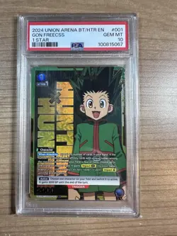 Gon Freecss 2024 Union Arena Hunter x Hunter - Promo - 1 Star - PSA 10 - Image 1