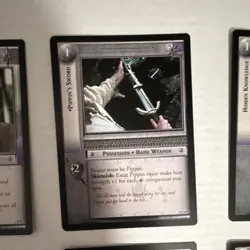Decipher Lord of the Rings TCG Rare Denethor Faramir Aragorn Pippin 12 Card Lot - Image 4