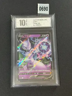 Mewtwo Chinese Holo # 033 / 127 Pokemon card near MINT Grade 10 - Image 1