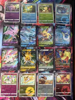 Pokemon 16 Card Lot POKEBALL HOLO Rare Hits Only Prismatic Eeveelutions B45 - Image 1