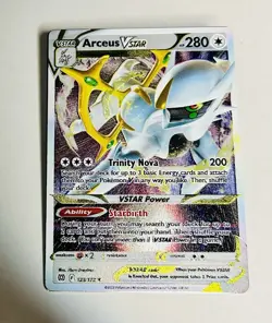 Pokemon TCG Arceus VSTAR Metal Card 123/172 Arceus Premium Collection 🔥 - Image 2