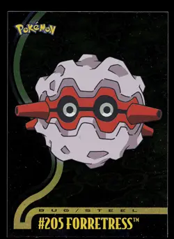 Pokemon Card - Topps Johto League Champions Forretress 205 Foil - Image 1