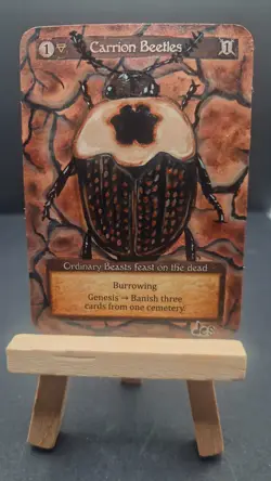 Altered Sorcery: Contested Realm "Carrion Beetles" Card Gothic by Desdymona - Image 3