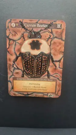 Altered Sorcery: Contested Realm "Carrion Beetles" Card Gothic by Desdymona - Image 5