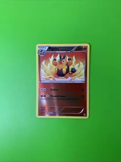 Pignite 18/114 Black & White Reverse Holo Pokemon Card LP+ - Image 1