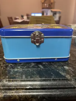 POKEMON Storage Box tin mini lunchbox 1998 Nintendo / Accessory Network card '99 - Image 4