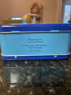 POKEMON Storage Box tin mini lunchbox 1998 Nintendo / Accessory Network card '99 - Image 2