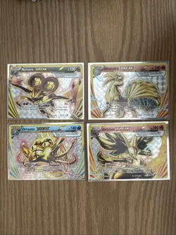 Pokemon TCG Lot of 4 Break Cards - Noivern, Ninetales, Omastar, Delphox - Image 1
