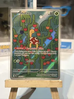 Pokemon TCG Shuckle Illustration Rare Mega Evolution Card 136/132 Full Art - Image 1