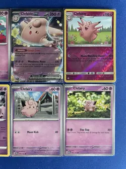 Clefable EX Obsidian Flames (+1 RevHOLO)+ Clefairy (x3)+Cleffa 6-card lot - PWE - Image 5