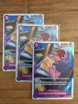 Donquixote Rosinante OP10-072 SR x 3 card play set - Image 1