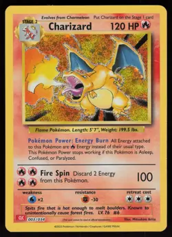 Charizard 003/034 Classic Collection Trading Card Game Classic Holofoil Pokemon - Image 1