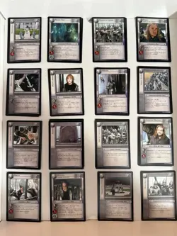 Decipher Lord of the Rings TCG Rare 16 Card Lot (2 of each for a total of 32) - Image 1