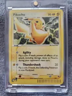 Pokemon Pikachu TCG Black Star Promo Holo Card #012 2003 - Excellent Condition - Image 1