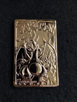 1999 pokemon Special edition 23k gold plated trading card CHARIZARD #6 - Image 2