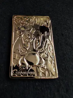 1999 pokemon Special edition 23k gold plated trading card CHARIZARD #6 - Image 3