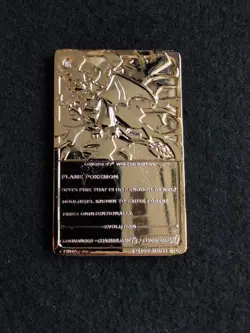 1999 pokemon Special edition 23k gold plated trading card CHARIZARD #6 - Image 5