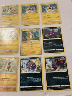 Lot Of 12 Morpeko Pokemon Cards - Image 3