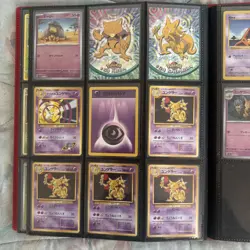 Pokemon TCG Abra Kadabra Lot Of 23 Cards + 1 Sticker (1st Edition/Shadowless) - Image 2