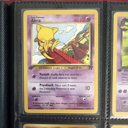 Pokemon TCG Abra Kadabra Lot Of 23 Cards + 1 Sticker (1st Edition/Shadowless) - Image 4