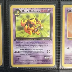 Pokemon TCG Abra Kadabra Lot Of 23 Cards + 1 Sticker (1st Edition/Shadowless) - Image 5