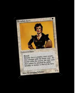 Magic the Gathering - BENALISH HERO Beta MTG - Image 1