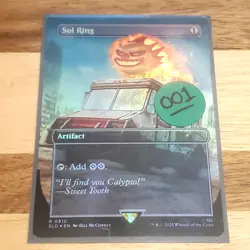 1x Sol Ring - 0912, Foil, Secret Lair, Twisted Metal MTG NM Off Center Misprint - Image 4