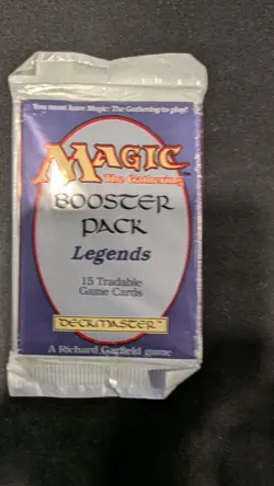 MTG Magic The Gathering English Legends Booster Pack - 1994 - Image 1