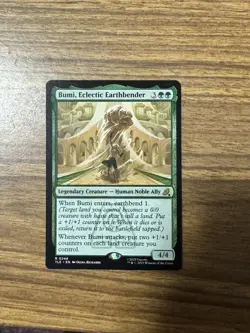 Magic: The Gathering Bumi, Eclectic Earthbender Legendary Creature Green TLE - Image 2
