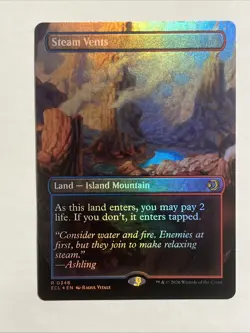 Steam Vents (Borderless) Lorwyn Eclipsed Foil - Image 1
