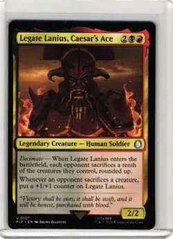 NM Legate Lanius, Caesar's Ace, MTG, Fallout, Magic the Gathering, 107 - Image 1
