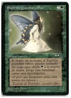 MTG Elvish Spirit Guide - Alliances Heavily Played Spanish - Image 1