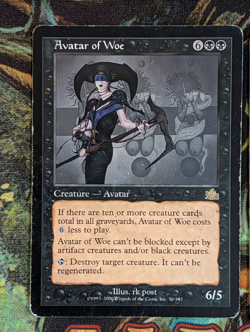 MTG - Avatar of Woe - Prophecy - MP [X2] - Image 2