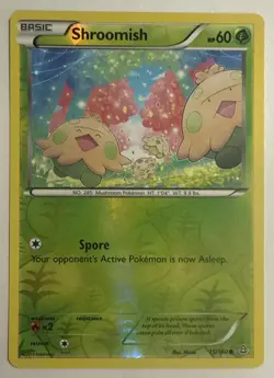 SHROOMISH 2015 Pokemon Primal Clash REVERSE HOLO POKEMON 15/160 Near Mint - Image 1