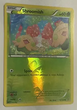 SHROOMISH 2015 Pokemon Primal Clash REVERSE HOLO POKEMON 15/160 Near Mint - Image 2