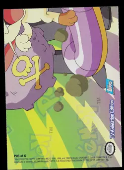 Pokemon Card - Pikachu Topps Series 3 Puzzle Card P05 of 6 - Image 2