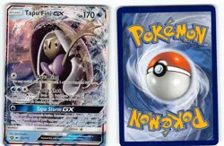 TAPU FINI GX 39A/147 HOLO RARE GX BURNING SHADOWS POKEMON NM - Image 1