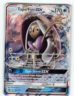 TAPU FINI GX 39A/147 HOLO RARE GX BURNING SHADOWS POKEMON NM - Image 2