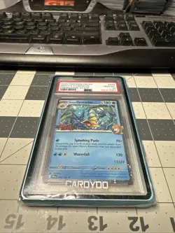 2025 Pokemon Destined Rivals Misty's Gyarados Prerelease-Staff PSA 10 #049 - Image 1