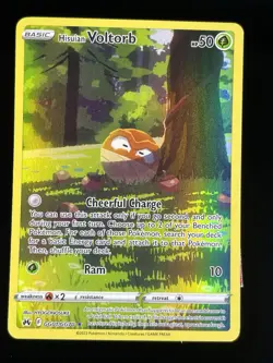 Pokemon TCG Crown Zenith Hisuian Voltorb GG01/GG70 Galarian Gallery Holo NM - Image 1